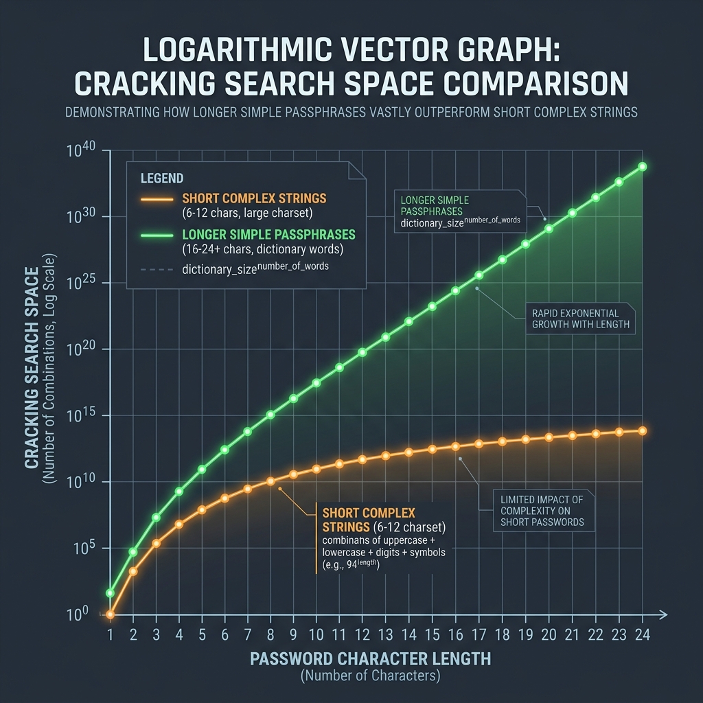 Logarithmic Vector Graph: Cracking Search Space Comparison