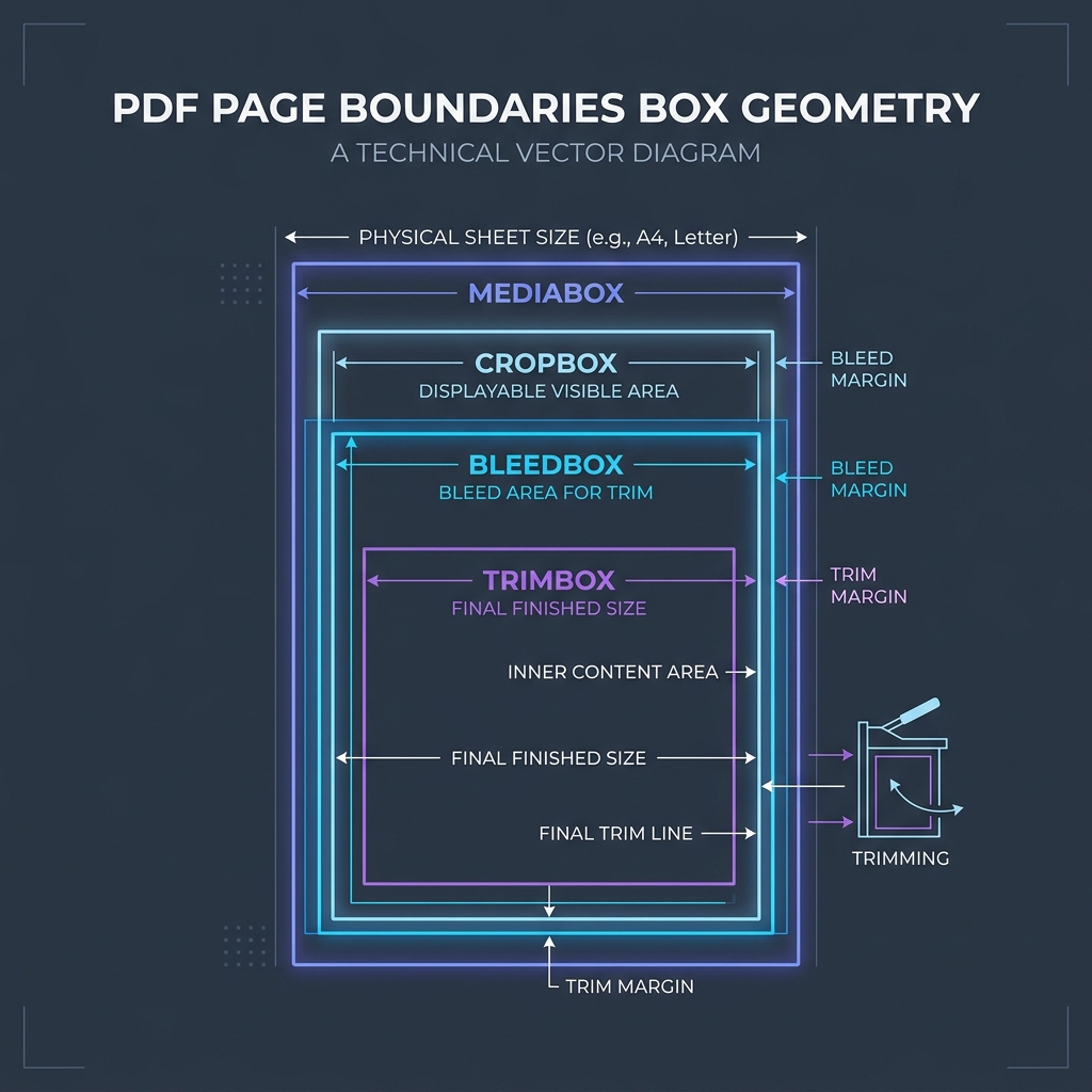 PDF Page Boundaries Box Geometry